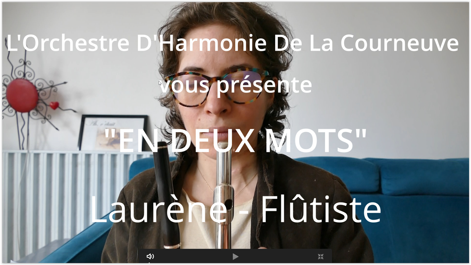 Vidéo : « En deux mots » – Laurène : Piccolo et Flûte
